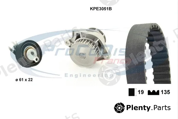 Procodis France KPE3051B — Water Pump & Timing Belt Kit