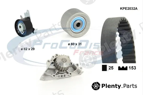 Procodis France KPE2032A — Water Pump & Timing Belt Kit