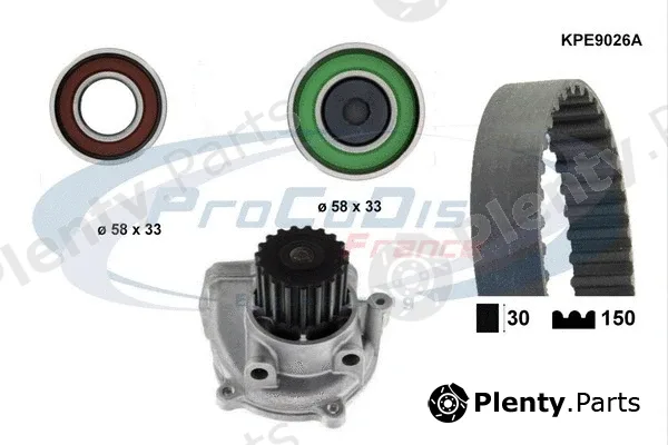 Procodis France KPE9026A — Water Pump & Timing Belt Kit