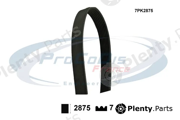 Procodis France 7PK2875 — V-Ribbed Belt