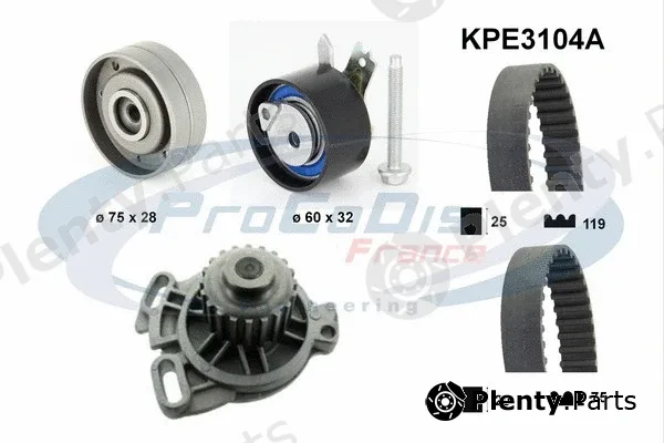 Procodis France KPE3104A — Water Pump & Timing Belt Kit