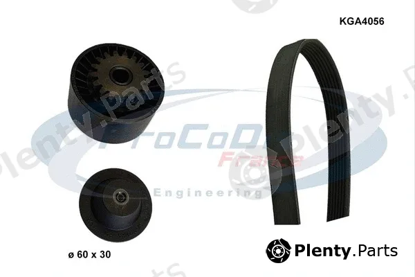 Procodis France KGA4056 — V-Ribbed Belt Set