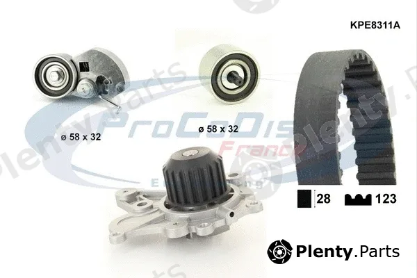 Procodis France KPE8311A — Water Pump & Timing Belt Kit