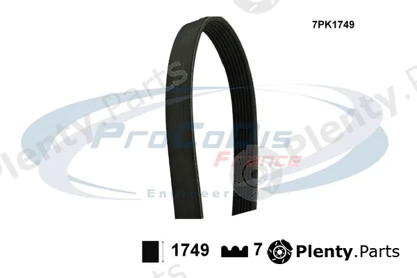 Procodis France 7PK1749 — V-Ribbed Belt