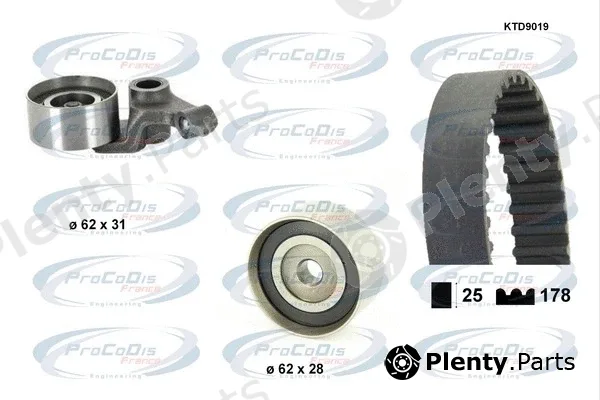 Procodis France KTD9019 — Timing Belt Kit
