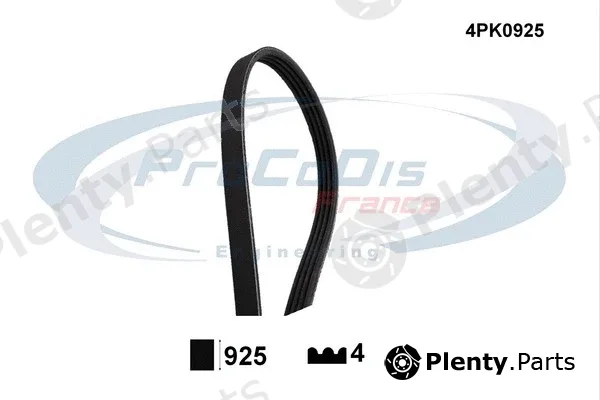 Procodis France 4PK0925 — V-Ribbed Belt