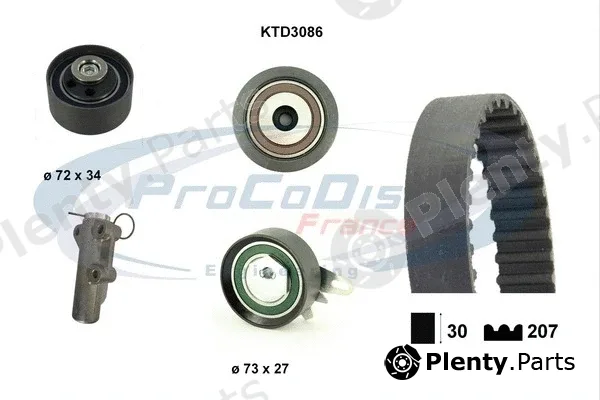 Procodis France KTD3086 — Timing Belt Kit