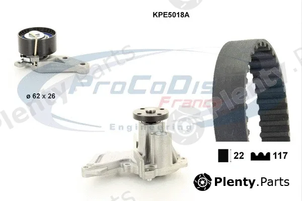 Procodis France KPE5018A — Water Pump & Timing Belt Kit