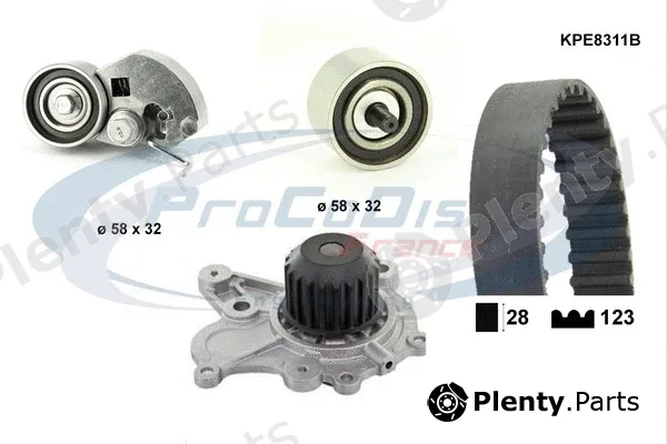 Procodis France KPE8311B — Water Pump & Timing Belt Kit