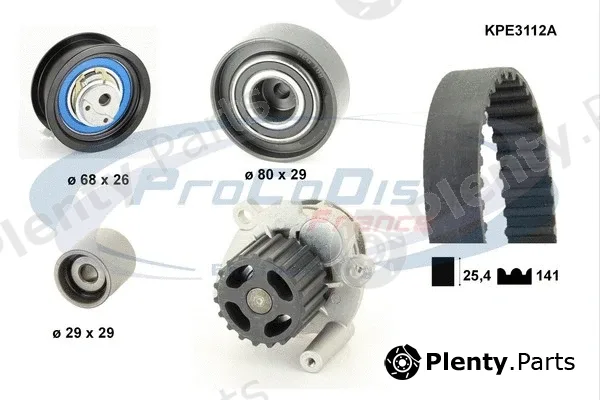 Procodis France KPE3112A — Water Pump & Timing Belt Kit