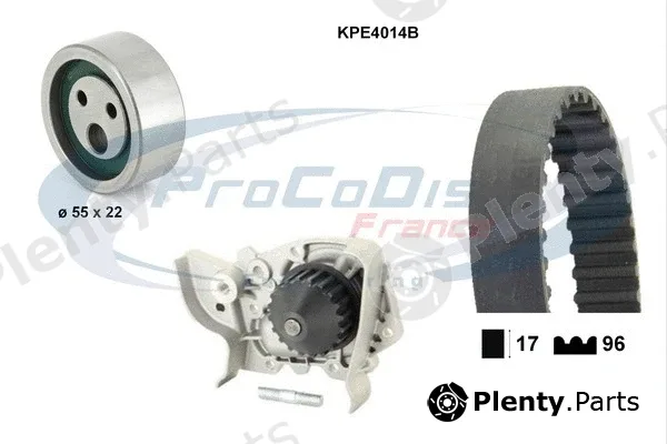 Procodis France KPE4014B — Water Pump & Timing Belt Kit