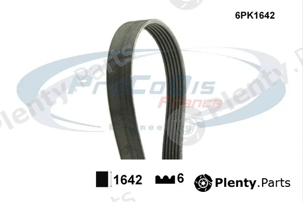 Procodis France 6PK1642 — V-Ribbed Belt