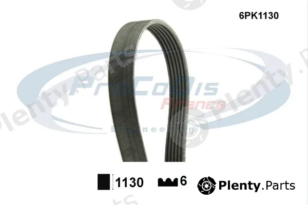 Procodis France 6PK1130 — V-Ribbed Belt