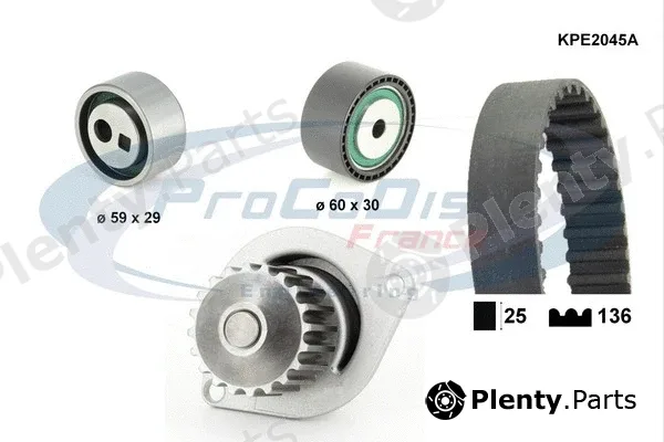 Procodis France KPE2045A — Water Pump & Timing Belt Kit