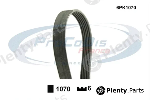 Procodis France 6PK1070 — V-Ribbed Belt
