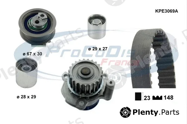 Procodis France KPE3069A — Water Pump & Timing Belt Kit