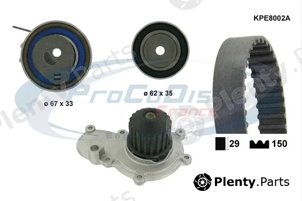 Procodis France KPE8002A — Water Pump & Timing Belt Kit