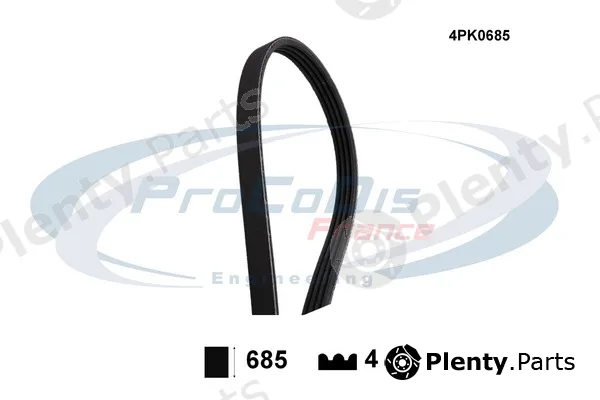 Procodis France 4PK0685 — V-Ribbed Belt