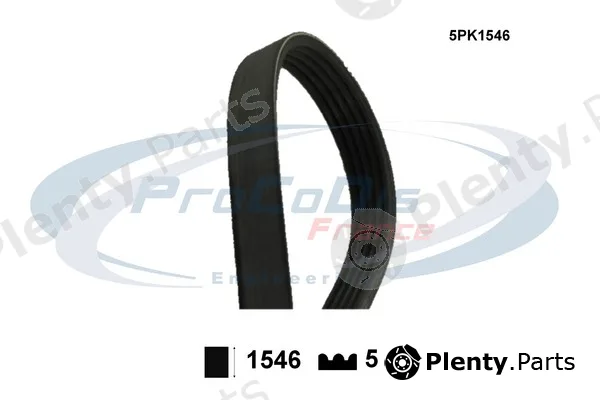 Procodis France 5PK1546 — V-Ribbed Belt