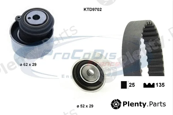 Procodis France KTD9702 — Timing Belt Kit