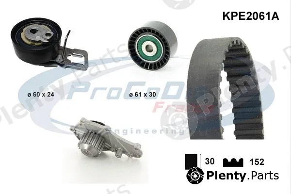 Procodis France KPE2061A — Water Pump & Timing Belt Kit