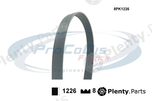 Procodis France 8PK1226 — V-Ribbed Belt