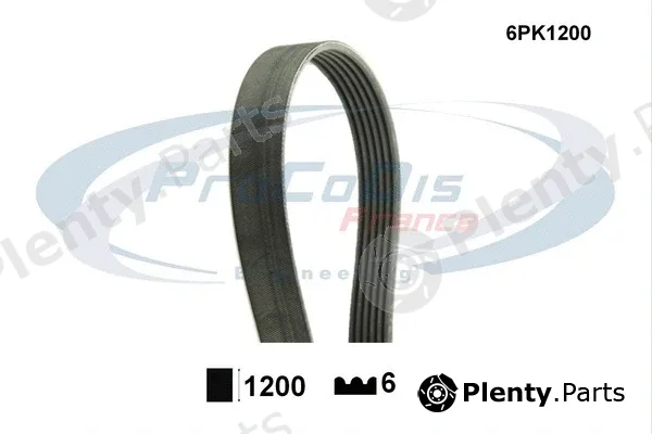Procodis France 6PK1200 — V-Ribbed Belt