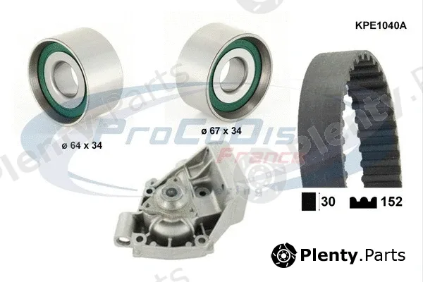 Procodis France KPE1040A — Water Pump & Timing Belt Kit