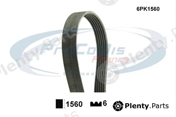 Procodis France 6PK1560 — V-Ribbed Belt