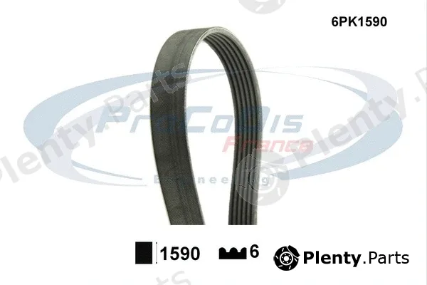 Procodis France 6PK1590 — V-Ribbed Belt