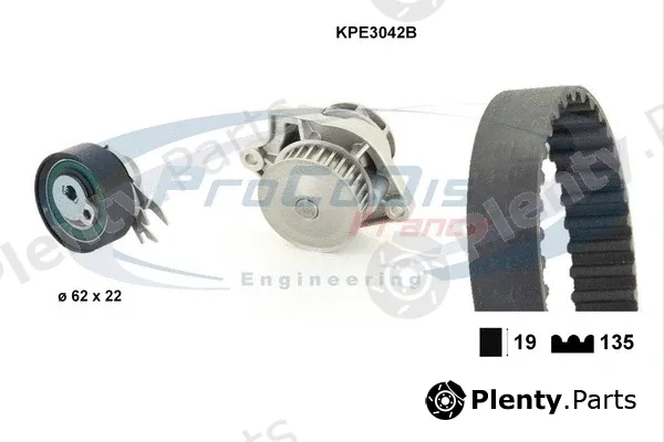 Procodis France KPE3042B — Water Pump & Timing Belt Kit