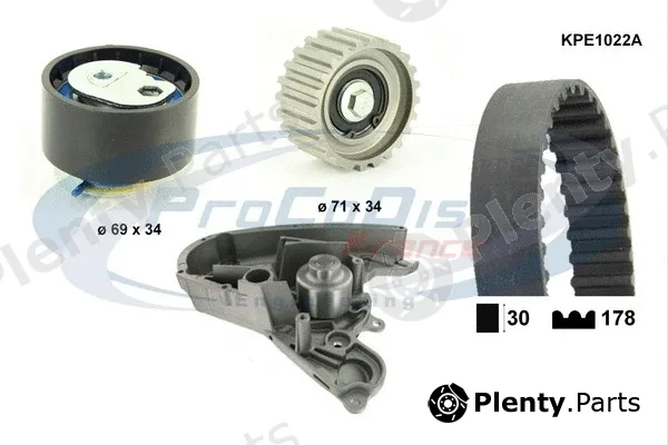 Procodis France KPE1022A — Water Pump & Timing Belt Kit
