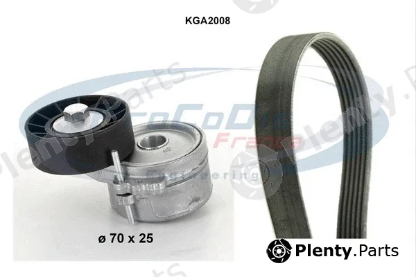 Procodis France KGA2008 — V-Ribbed Belt Set