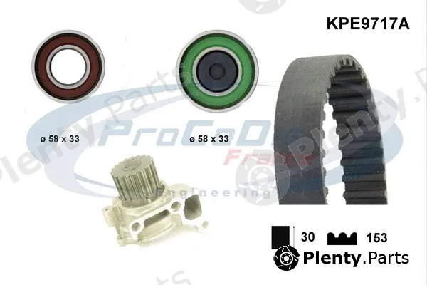 Procodis France KPE9717A — Water Pump & Timing Belt Kit