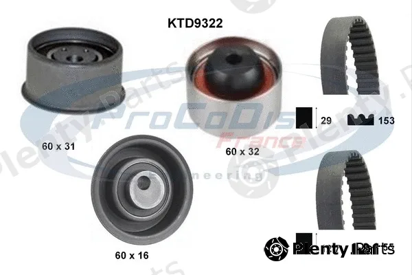 Procodis France KTD9322 — Timing Belt Kit