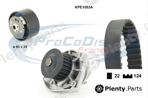 Procodis France KPE1053A — Water Pump & Timing Belt Kit