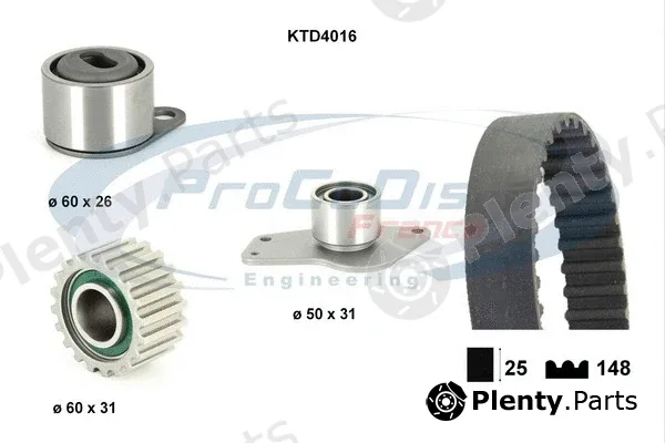 Procodis France KTD4016 — Timing Belt Kit