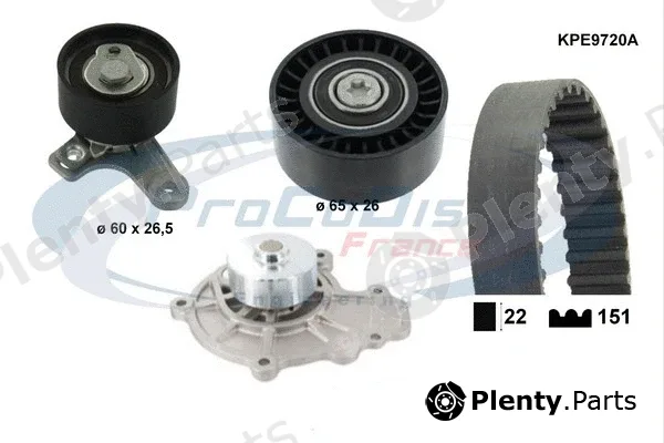 Procodis France KPE9720A — Water Pump & Timing Belt Kit