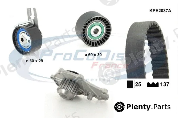 Procodis France KPE2037A — Water Pump & Timing Belt Kit