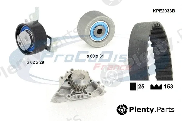 Procodis France KPE2033B — Water Pump & Timing Belt Kit