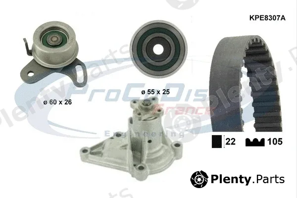 Procodis France KPE8307A — Water Pump & Timing Belt Kit