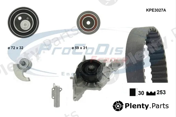 Procodis France KPE3027A — Water Pump & Timing Belt Kit