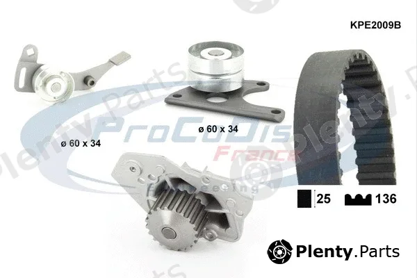Procodis France KPE2009B — Water Pump & Timing Belt Kit