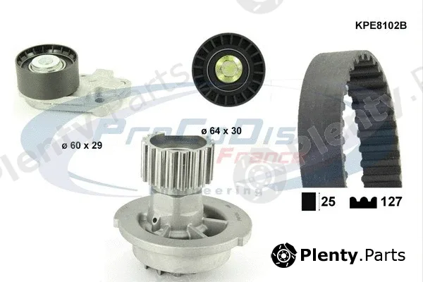 Procodis France KPE8102B — Water Pump & Timing Belt Kit