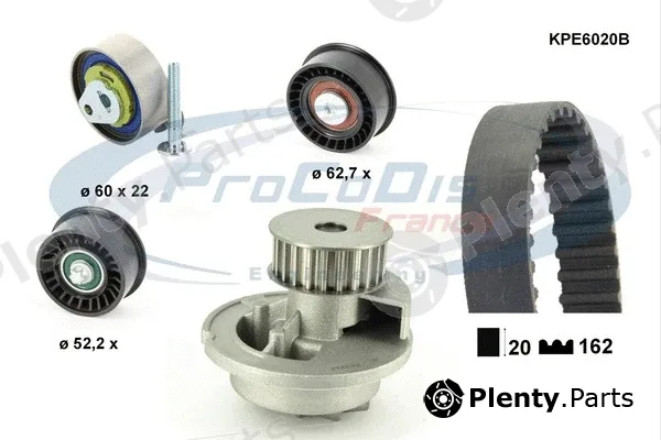 Procodis France KPE6020B — Water Pump & Timing Belt Kit