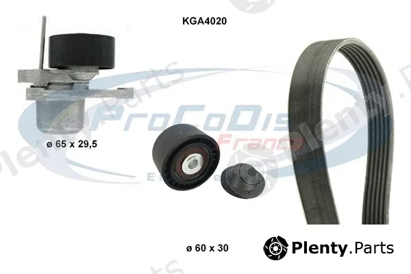 Procodis France KGA4020 — V-Ribbed Belt Set