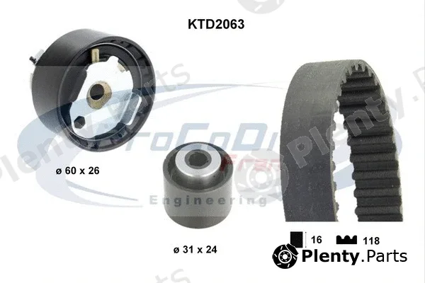 Procodis France KTD2063 — Timing Belt Kit