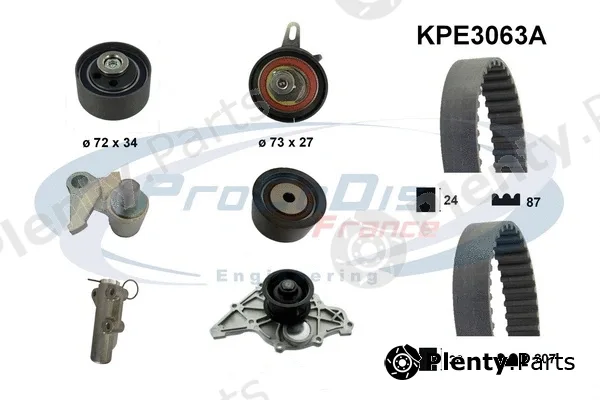 Procodis France KPE3063A — Water Pump & Timing Belt Kit