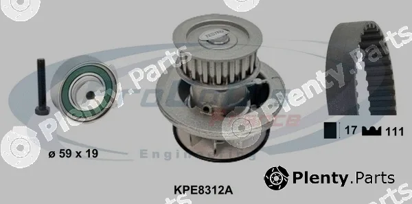 Procodis France KPE8312A — Water Pump & Timing Belt Kit