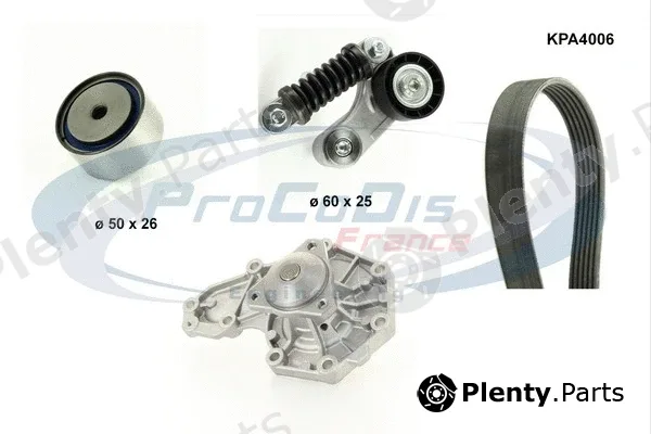 Procodis France KPA4006 — Water Pump & Timing Belt Kit